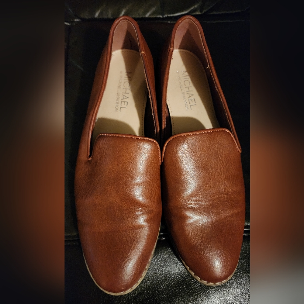 Michael Kors Women's Leather Slip-Ons in Rich Brown
